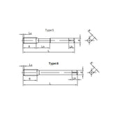 CB-L-NRT (M6~14×1~2) WN061080B solid carbide forming taps with long shank - Makotools Industrial Supply Tools for Metal Cutting